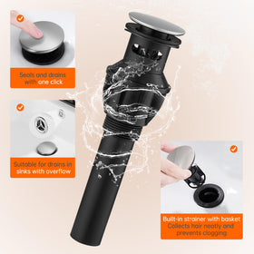 Two-handle control with ceramic cartridges by Fransiton for precise temperature.