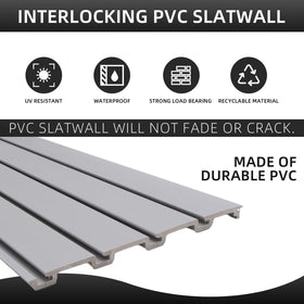 FRAYSCENT PVC slatwall panel stands up to moisture in garages.