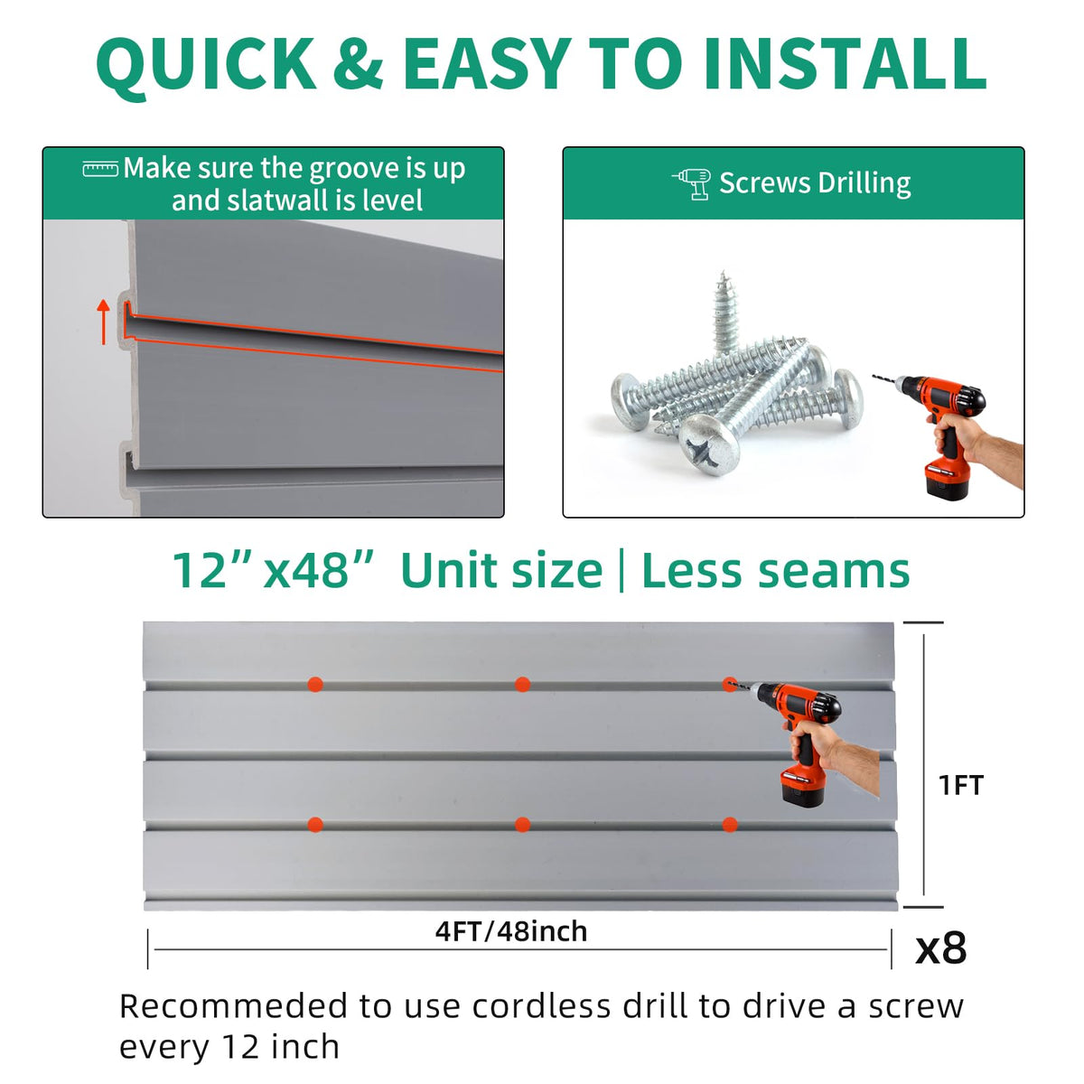 FRAYSCENT slat wall storage closeup highlighting modular durability