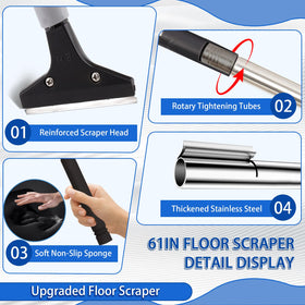 Frebuta extra blades included for extended scraping sessions