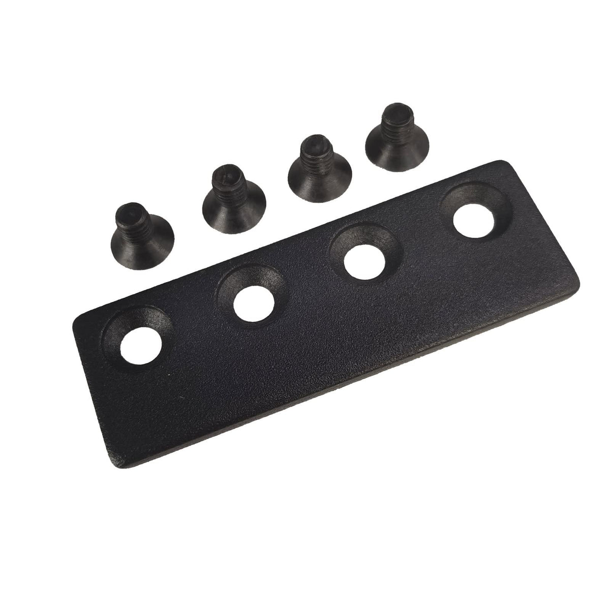 FREDBECK sliding barn door track connector black finish for smooth operation.
