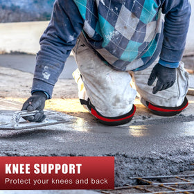 FREEKYROCK knee pads with adjustable strap ensure secure, comfortable fit.