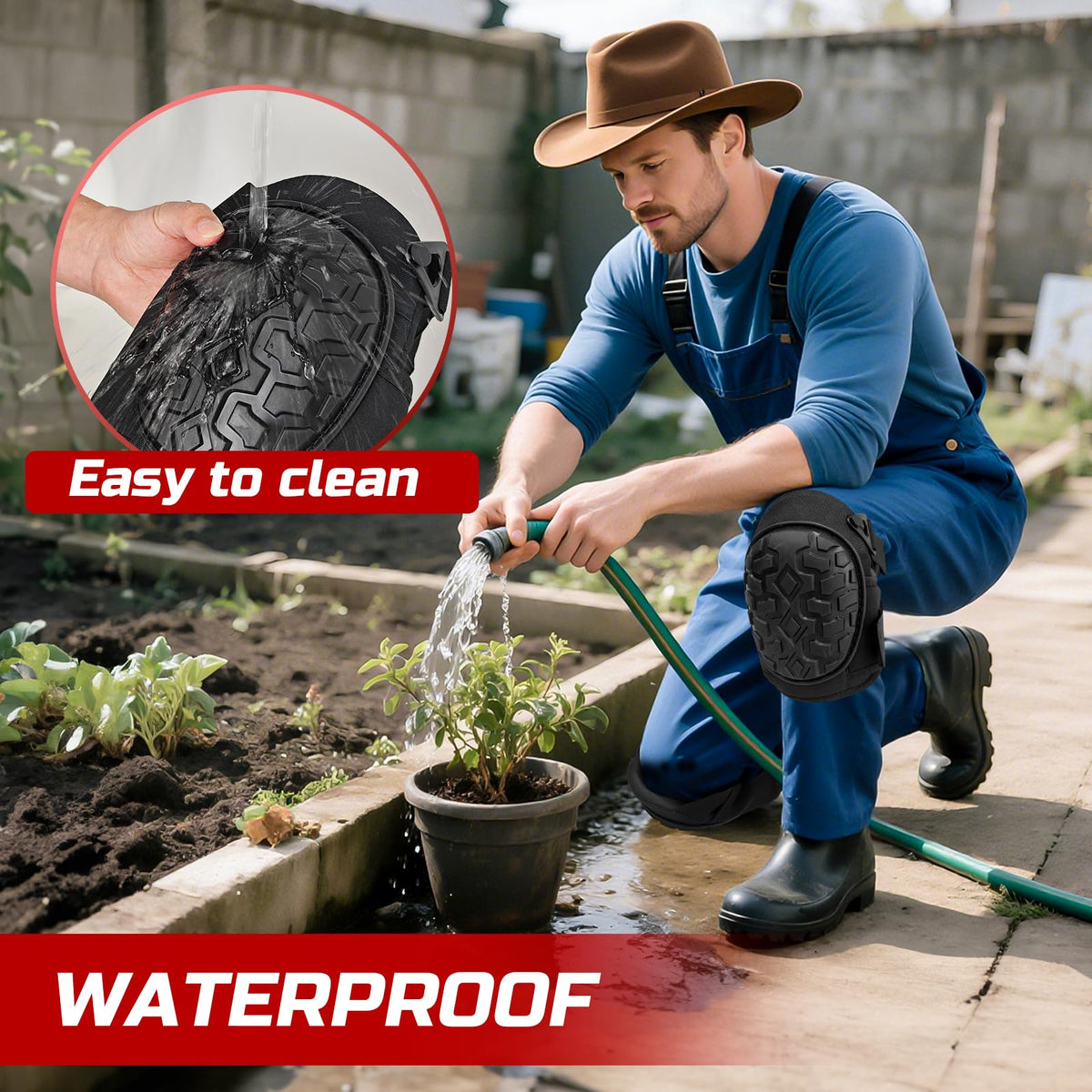 FREEKYROCK knee pads suitable for welding and metal work.