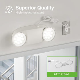 Freelicht emergency light battery backup up to 90 minutes during power failure