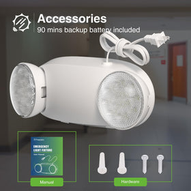 Freelicht emergency light injection-molded housing for durability