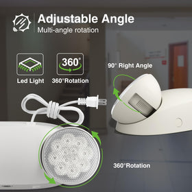 Freelicht emergency light plug-in cord for quick installation and charging