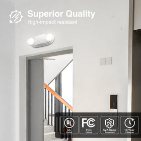 FREELICHT emergency lights with battery backup ensure 90 minutes of lighting