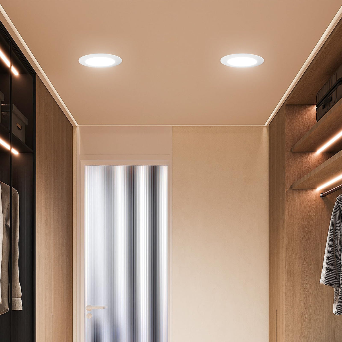 FREELICHT ETL FCC damp IC rated lights for safe indoor use