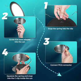 Freelicht 6-inch dimmable LED can light smoothly adjusts from 5% to 100%.