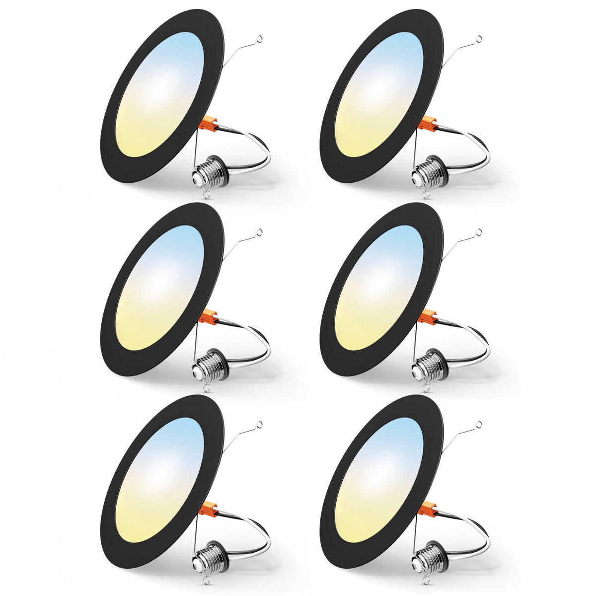 Freelicht 6-inch LED can light showing selectable color temperatures for flexible mood creation.