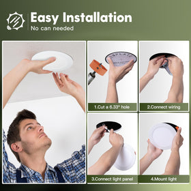 FREELICHT simple-install recessed light ideal for retrofit or new builds.