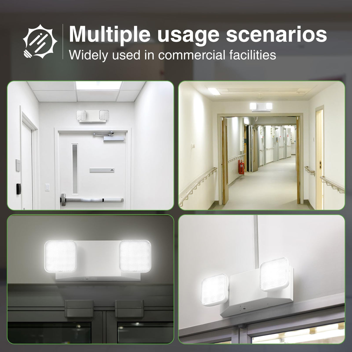FREELICHT emergency lighting supports business continuity during power loss.