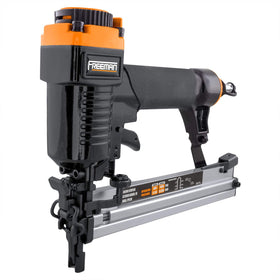 Freeman PFS18 stapler on mesh fencing for secure installations