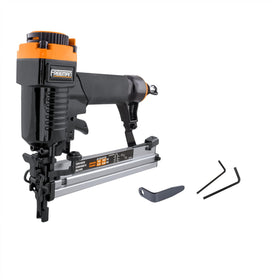 Freeman PFS18 securing snow fencing with durable 18-gauge staples
