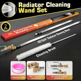 Freeyou 24in radiator wand for extended reach in compact areas
