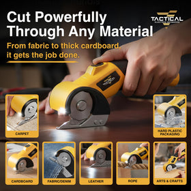FREEZE2TRIM rechargeable box cutter with USB-C keeps workflows uninterrupted.