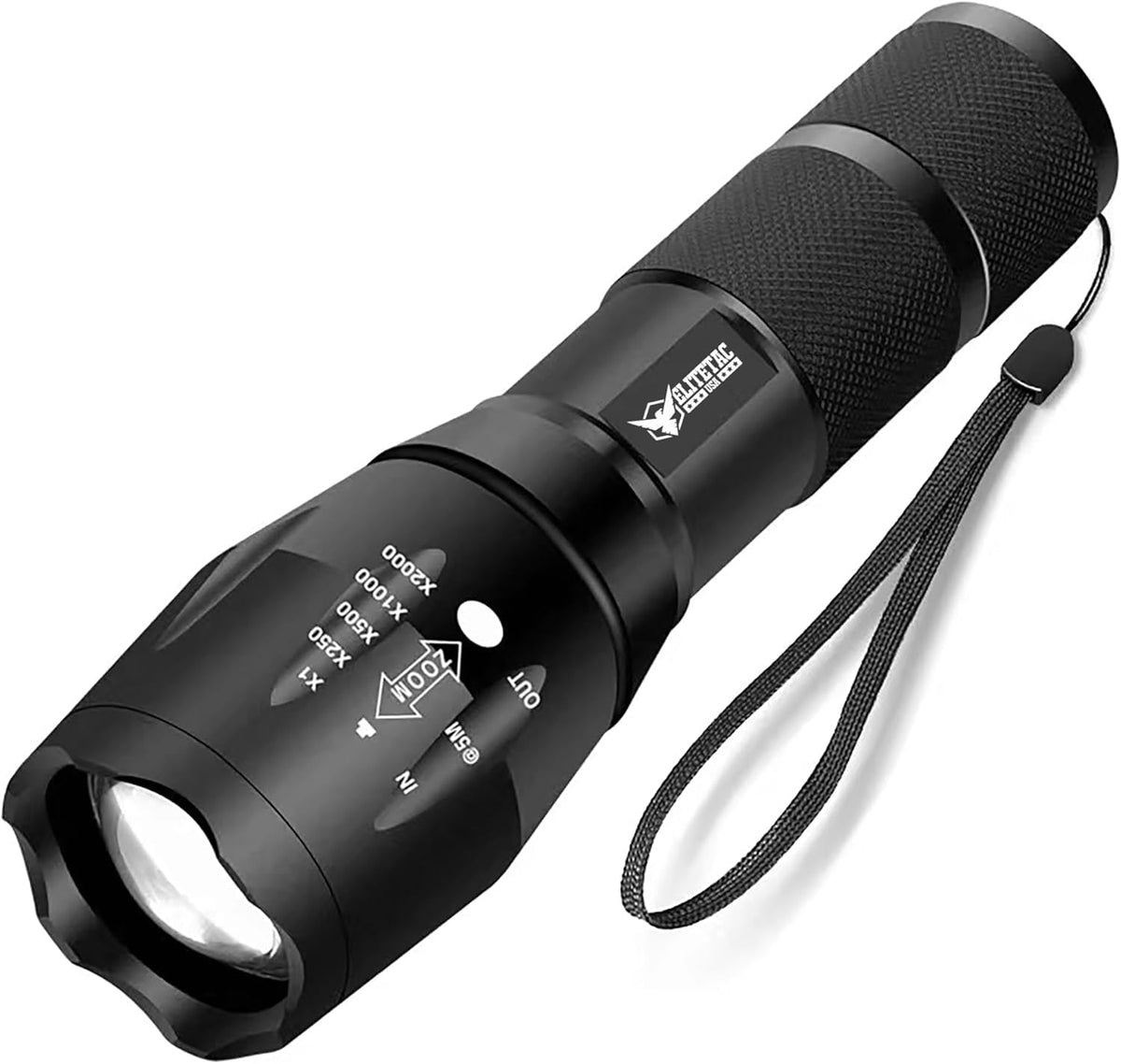 FREEZE2TRIM Vital Tac flashlight 2000 lumens illuminate large outdoor areas