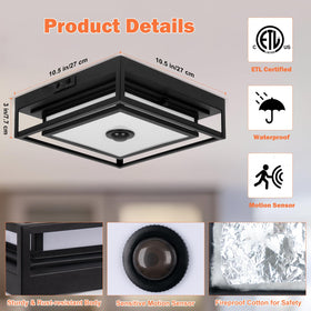 Frelii LED ceiling light shows three color temperatures for mood and security