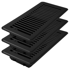 FresAgrutty floor vent cover closeup with louvered design for smooth air flow and durability.