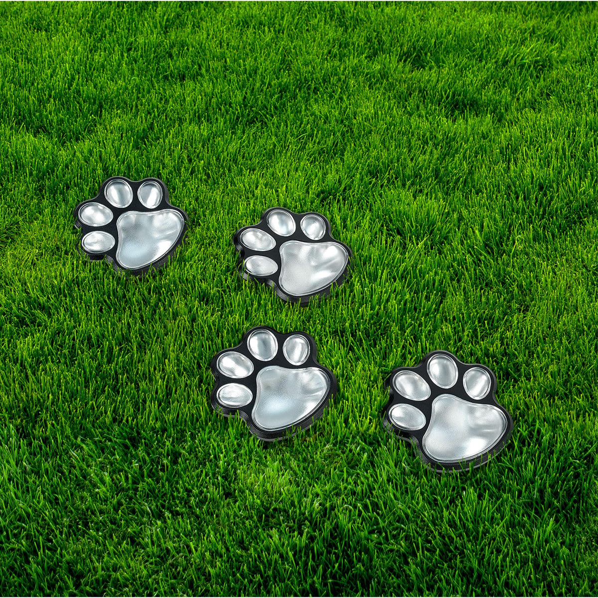 Freshnewlooks memorial paw lights softly honor a pet with gentle glow