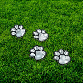 Freshnewlooks memorial paw lights softly honor a pet with gentle glow