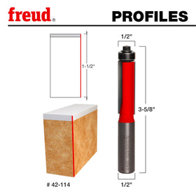 Freud 42-114 carbide close-up highlighting TiCo carbide durability