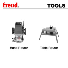 Freud 50-118 template work and lettering with clean edge results.
