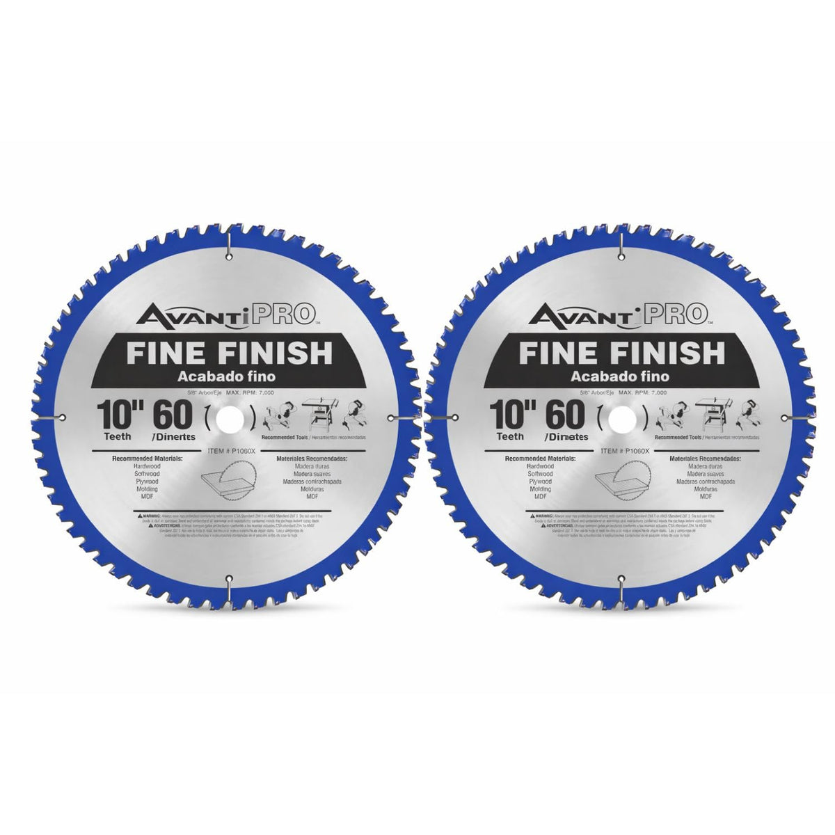 Freud AvantiPRO 10-60T value pack provides reliable blades for DIY projects and pro use