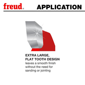 Laser tensioning on Freud LM72M010 for truer cuts under load