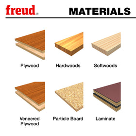 LU80R010 80 teeth HiATB design ensures precise crosscuts on laminates