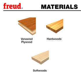 Freud Perma-SHIELD coating reduces heat and pitch buildup during cuts