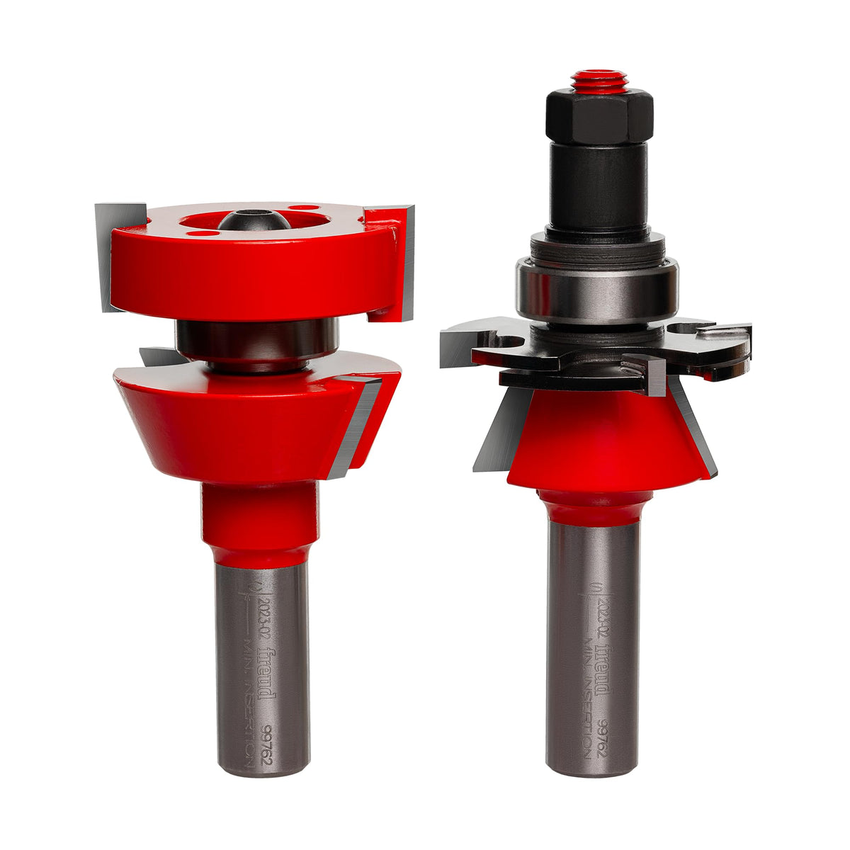 Freud Premier rail and stile bit setup for precise door joints