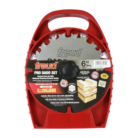 Freud SD206 Pro Dado Set carrying case for organized groove work.