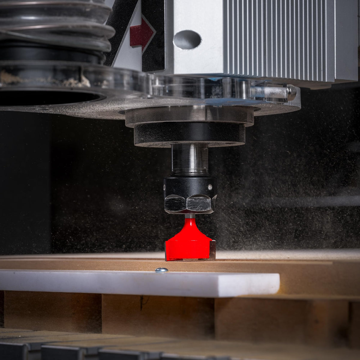 Freud Perma-SHIELD coating reduces friction and wear on the bit.