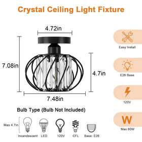 FRIDEKO HOME crystal chandelier glow over dining area elevates ambience