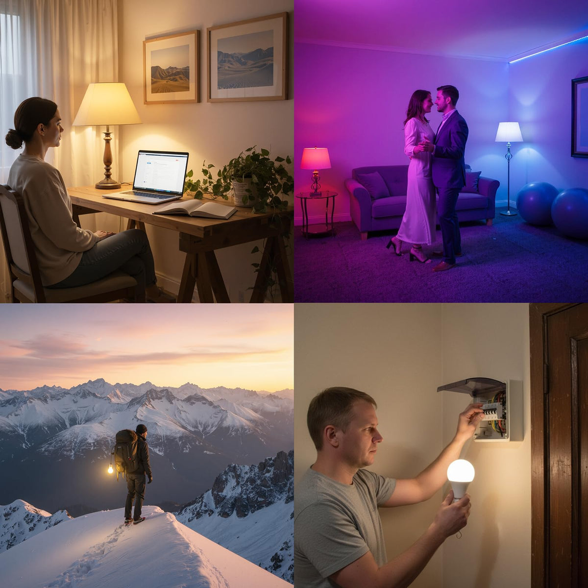 Eight color modes and dynamic effects suit many scenes