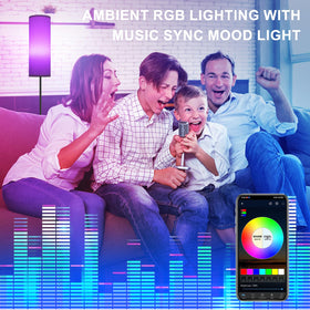 FRIDEKO HOME floor lamp color temperature 2700K–6500K for any task