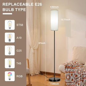 FRIDEKO HOME floor lamp foot switch for quick, hands-free power control