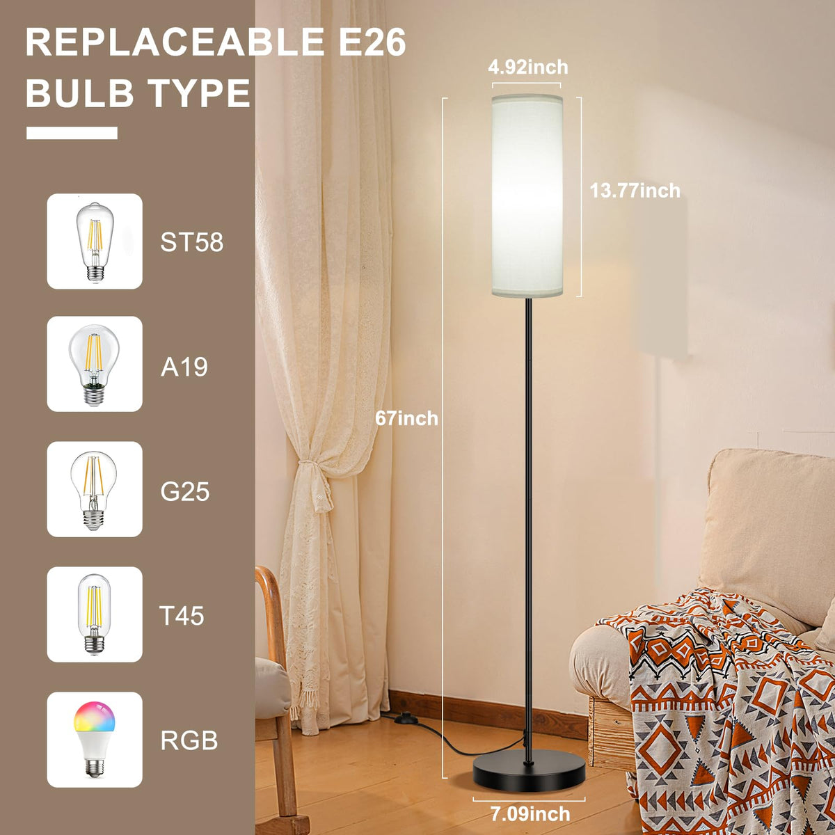 FRIDEKO HOME 2-pack provides flexible lighting for two spaces.