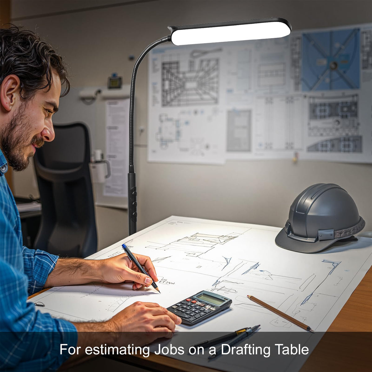 FRIDEKO HOME lamp offers dimmable brightness for crafts and sewing.