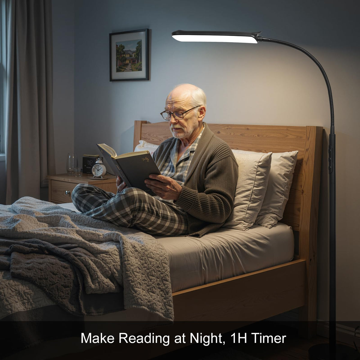 FRIDEKO HOME lamp uses touch controls for quick adjustments.