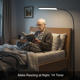 FRIDEKO HOME lamp uses touch controls for quick adjustments.