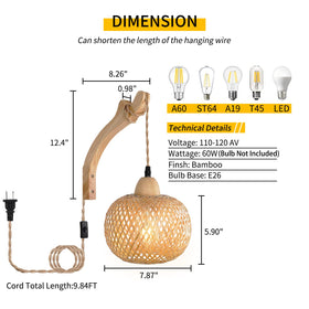 FRIDEKO HOME wall-sconce-room-angle fits living room or hallway.