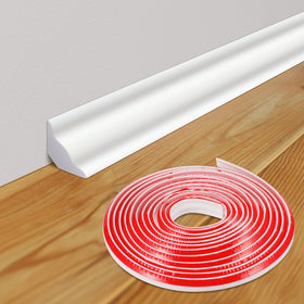 Frienda baseboard molding seamless wall-floor protection for high-traffic areas.