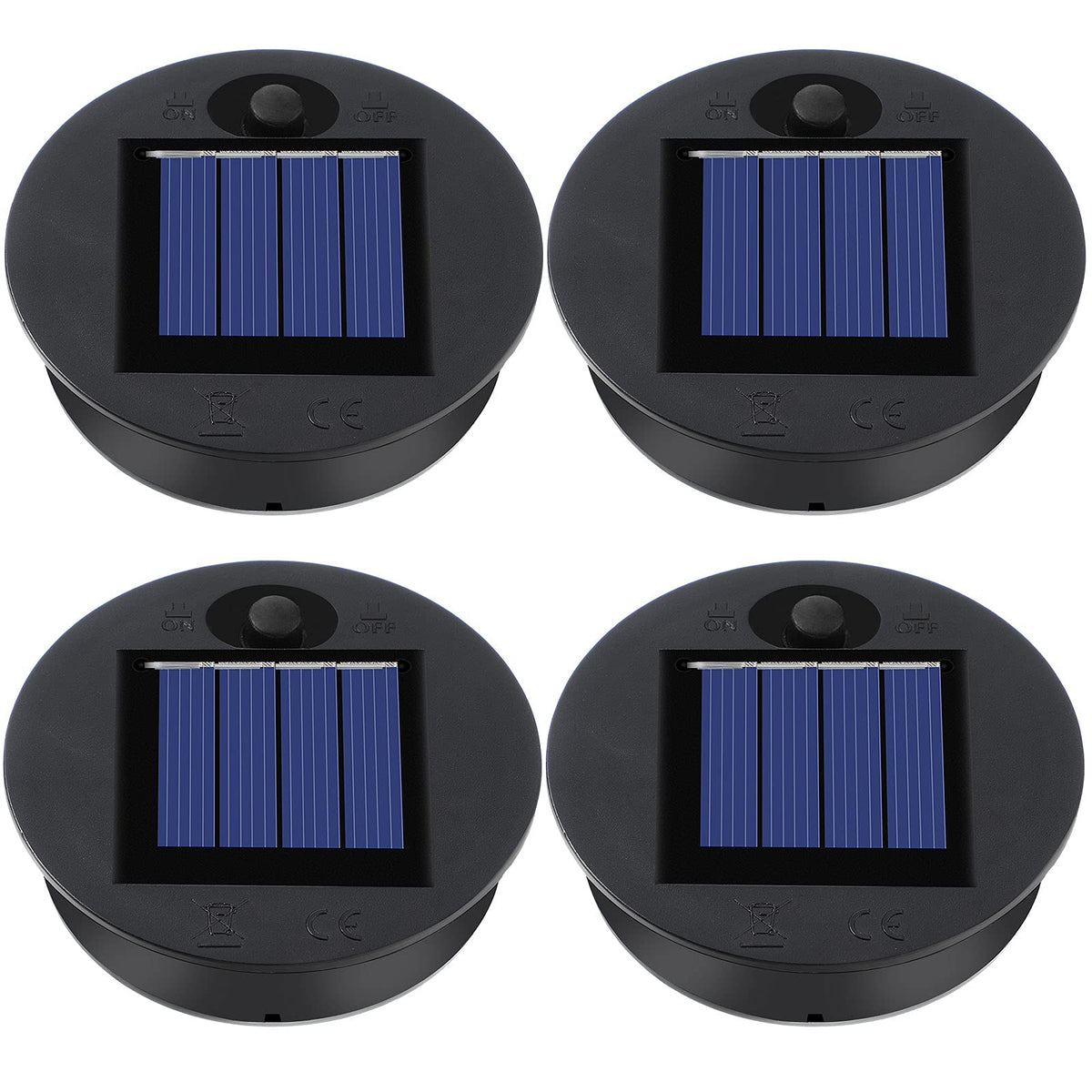 Frienda solar light top outer ring boosts weatherproof lantern aesthetics.