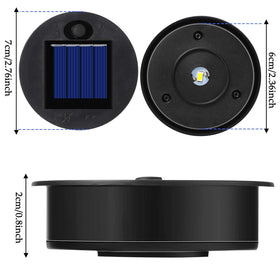 Frienda solar light top inner diameter 2.36 inches ensures a snug lantern fit