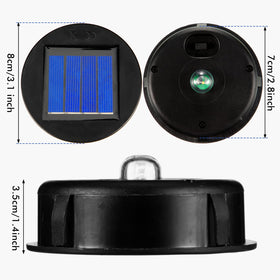 Frienda solar light top round inner ring; precise fit for compatible lanterns.