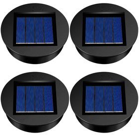 Frienda solar light top with round outer ring; weatherproof upgrade for outdoor lanterns.