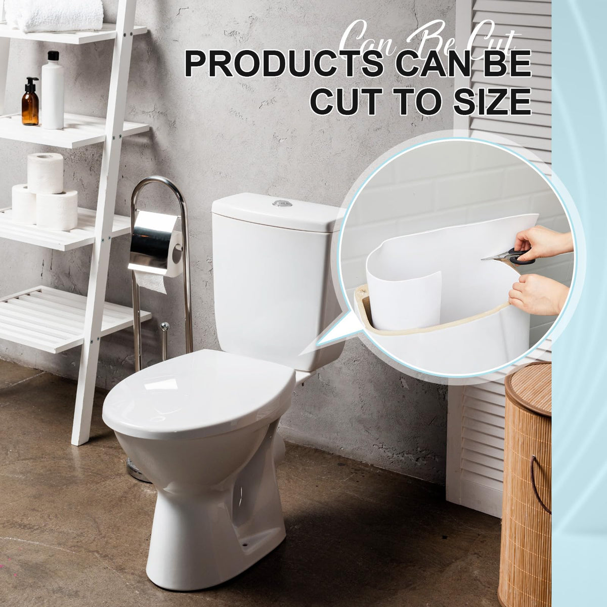 Frienda two-piece liner pack shown for multiple toilets in the home.