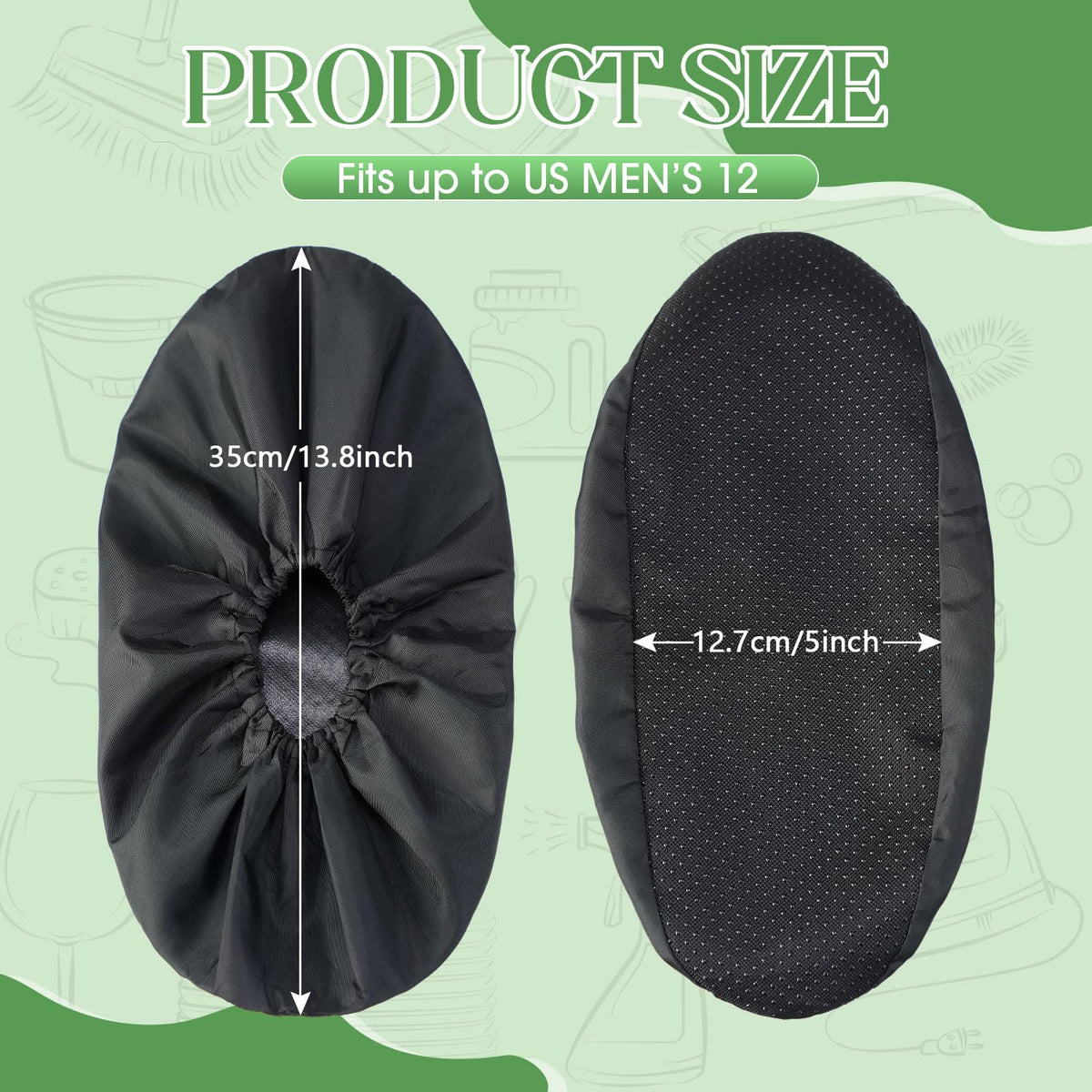 Frienda waterproof Oxford cloth upper shields footwear from mud and dust.
